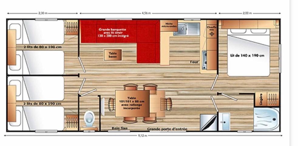 Mobilhome 6 Ca36 Vias Eksteriør bilde